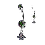 Piercing do pupíku - TITAN (čirý)