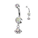 Piercing do pupíku - TITAN (čirý)