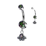 Piercing do pupíku - TITAN (čirý)