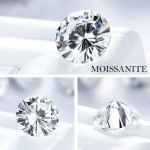 Stříbrný náhrdelník moissanit [1]