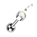 Cartilage/tragus piercing do ucha TITAN (duhový)