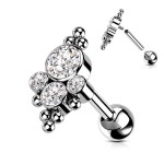 Cartilage/tragus piercing do ucha TITAN (vitrail medium)