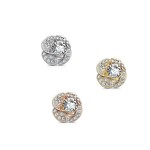 Microdermal - ozdobná část, čiré zirkony (gold)