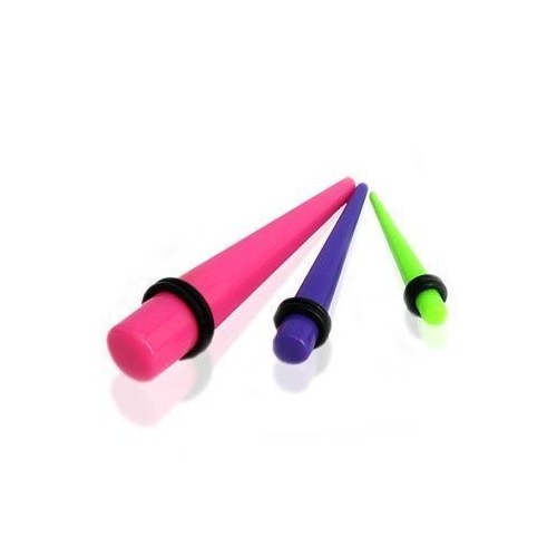 Roztahovák do ucha - akrylát (fialová, 8 mm)