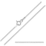 Stříbrný řetízek - čtvercový, tl. 0,6 mm (36 + 4 cm)