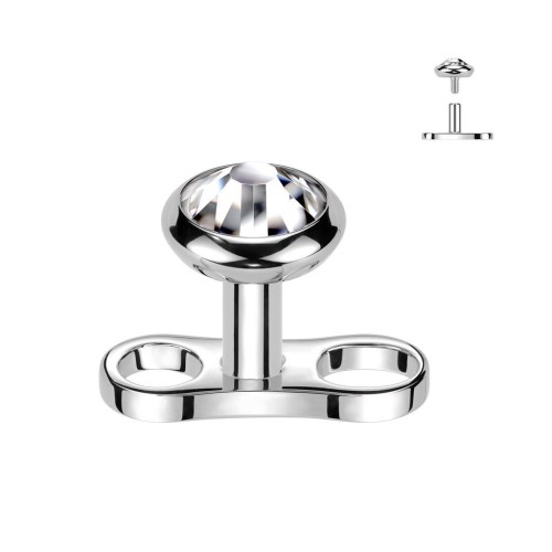 Kompletní microdermal piercing TITAN, 1,6mm (4 mm)