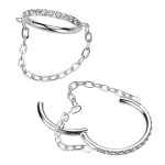 Segment kruh helix / cartilage / tragus / septum piercing TITAN (1,2 x 10 mm)