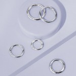 Zlatý piercing - segment kruh, Au 585/1000 (1,2 x 6 mm)