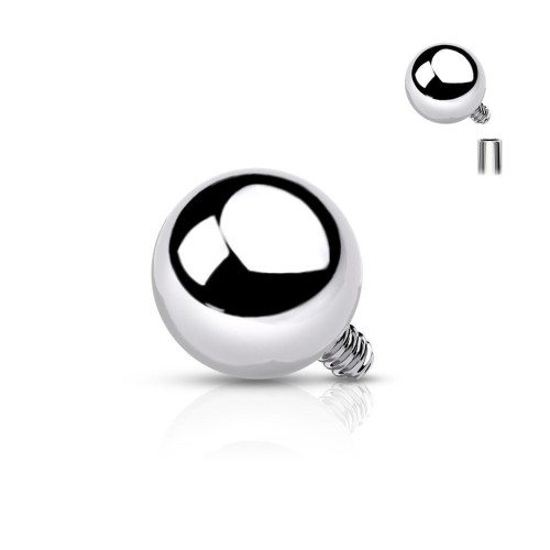 Ozdobná kulička k dermálu (2,5 mm)