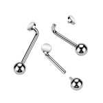 Christina piercing TITAN (1,6 x 12 mm)