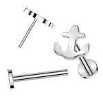 Piercing do brady - PUSH IN labreta TITAN