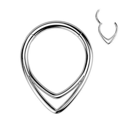 Piercing septum / helix / cartilage TITAN (1,2 x 10 mm)