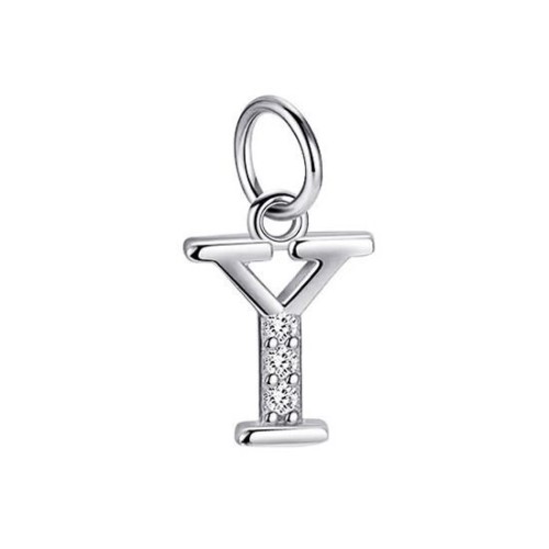 Stříbrný přívěsek - iniciála písmeno Y