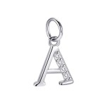 Stříbrný přívěsek - iniciála písmeno X