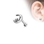 Cartilage piercing do ucha - měsíc