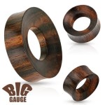Dřevěný tunel do ucha Ironwood (38 mm)