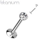 Piercing do brady titan (1,2 x 12 mm, kamínek 3 mm)