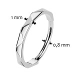 Segment kruh - helix / cartilage / tragus / septum piercing TITAN, 0,8 x 8 mm
