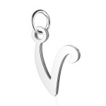 Ocelový přívěsek - iniciála C