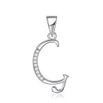 Stříbrný přívěsek - iniciála písmeno I