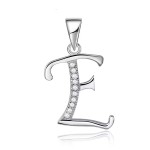 Stříbrný přívěsek - iniciála písmeno C