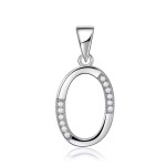 Stříbrný přívěsek - iniciála písmeno C