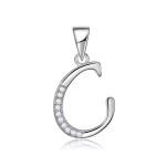 Stříbrný přívěsek - iniciála písmeno Q