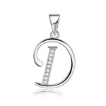 Stříbrný přívěsek - iniciála písmeno Q