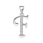 Stříbrný přívěsek - iniciála písmeno Q