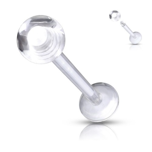 Piercing do brady - labreta BioFlex (1,6 x 10 x 4 mm)