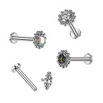 Piercing do brady / ucha TITAN (vitrail medium 1,2 x 6 mm)