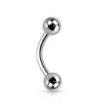 Piercing do obočí TITAN (3 mm, 1,2 x 8 mm)