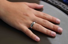 OPR1334 Dámský snubní prsten šíře 6 mm (67)