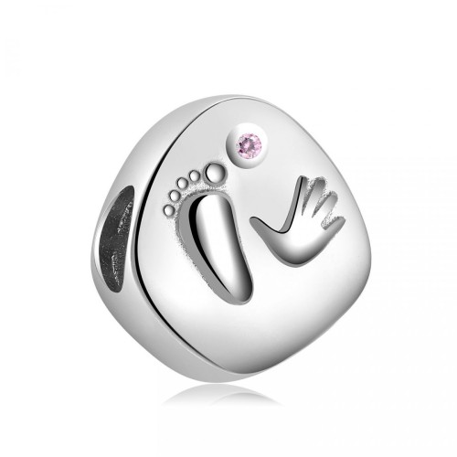 Stříbrný přívěsek korálek na náramek