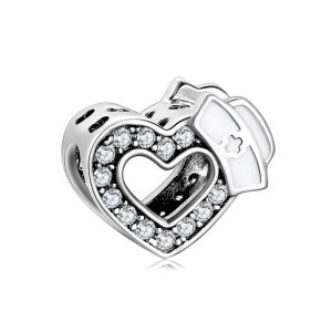 Stříbrný přívěsek korálek na náramek