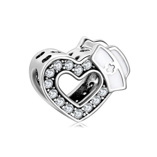 Stříbrný přívěsek korálek na náramek