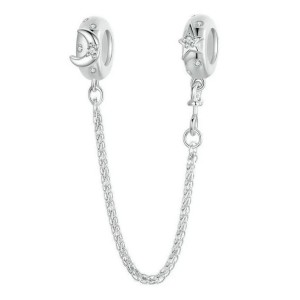 Stříbrný bezpečnostní řetízek na náramek