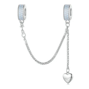 Stříbrný bezpečnostní řetízek na náramek