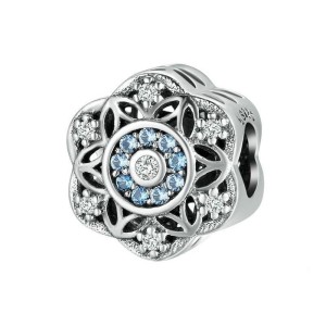 Stříbrný přívěsek korálek na náramek