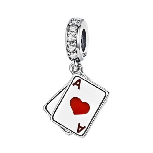 Stříbrný přívěsek korálek na náramek