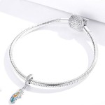 Stříbrný přívěsek korálek na náramek