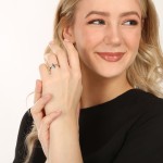 Stříbrný prsten kříž vel. 58