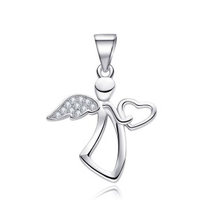Stříbrný přívěsek andělíček