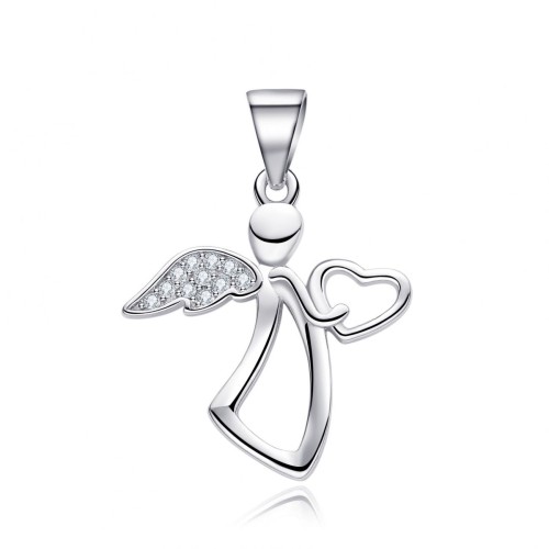 Stříbrný přívěsek andělíček