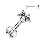 Piercing do brady - labreta TITAN (1,2 x 6 mm)