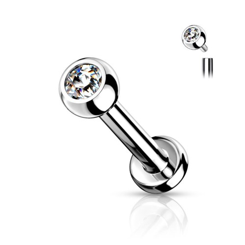 Piercing do brady TITAN - vnitřní závit (3 mm, 1,2 x 8 mm)