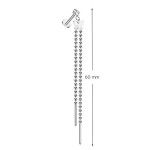 Labreta /  helix / tragus piercing -  motýlek (1,2 x 8 mm)