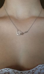 Stříbrný řetízek se srdíčkem a klíčkem