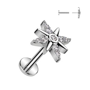 Labreta - PUSH IN piercing do brady