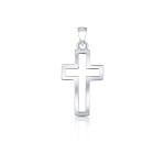 Stříbrný přívěsek křížek